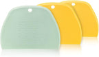 Dough Scraper Bench Scraper for Baking, 3 Pieces Food Safe Plastic by COLGRE