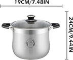 Vivicreate 9 Quart Stainless Steel Stock Pot - Image 2