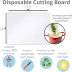 Crown Display 50 Count Premium Quality Disposable Cutting Boards ~10 Inch X - Image 6