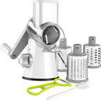 Ourokhome Rotary Cheese Grater Hand Crank, Kitchen Shredder Speed Mandolin by Ourokhome
