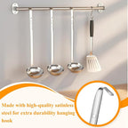 6 Pcs Stainless Steel Ladle Soup Handle Ladle - Image 4