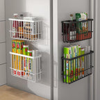 3 Piece Kitchen Cabinet Door Storage Box, Self Adhesive Wall Mounted Storage - Image 4