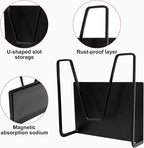 2 Pack Magnetic Pot Lid Holder, Organizer Hanging Saucepan Lid Metal Pot Lid - Image 5
