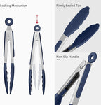 600ºF Heat Proof Kitchen Tong: U-Taste 7" Silicone Cooking Tong - Image 6