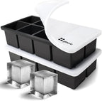 Ice Cube Molds – 2-Pack Silicone Trays by glacio