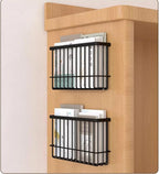 2 Piece Kitchen Cabinet Door Storage Box, Self Adhesive Wall Mounted Storage - Image 9