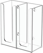 Richboom Acrylic Coffee Cup and Lid Storage Organizer Holder, 2 Compartments by Richboom