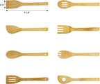 DEAYOU 16 PCS Bamboo Kitchen Utensils, Wood Spoons Spatula Set - Image 2