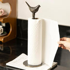 1 Luxurious Brass Paper Towel Holder countertop - Image 3