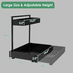 REALINN Expandable Under Sink Organizers and Storage, 2 Tier Under Cabinet - Image 5