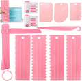 11 Pcs Cake Scraper Set Cake Edge Scraper Cutters by Dwwffer