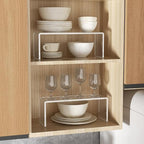 Aminigram 4 Packs Cabinet Organizer Shelf, Acrylic Kitchen Counter Shelves - Image 9