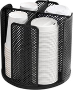 Cup and Lid Organizer Cup Dispenser Coffee Cup Organizer Paper Cup Holder by Honlibey