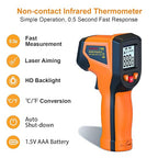 Laser Infrared Thermometer Non-Contact Digital Temperature Gun, -58℉～1112℉ IR - Image 7