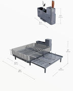 SUNLY Large Dish Drying Rack, Expandable Dish Racks - Image 6