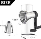 VEKAYA Rotary Cheese Grater Hand Crank - Image 9