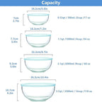 WhiteRhino 8 Piece Glass Bowls - Image 2