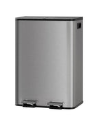 GarveeHome 2 x 8 gal Stainless Steel Double Trash Can by GarveeHome
