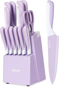 hecef 15 Pieces Kitchen Knife Set by hecef