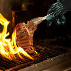 Comsmart BBQ Gloves, 1472 Degree F Heat Resistant Grilling Gloves Silicone - Image 6
