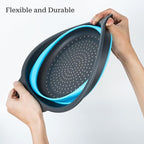 Collapsible Colander 3-Pack Set Space-Saving Foldable Kitchen Strainer - Image 5