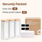 ComSaf Glass Spaghetti Pasta Storage Containers - Image 8