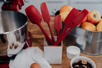 KITCHENLOVE Premium 600°F Heat Resistant 5 Piece Silicone Spatula Set - Image 4