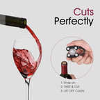 GOBETTER 2 Pcs Wine Foil Cutter Magnetic Design, 4 Stainless Blades Foil - Image 5