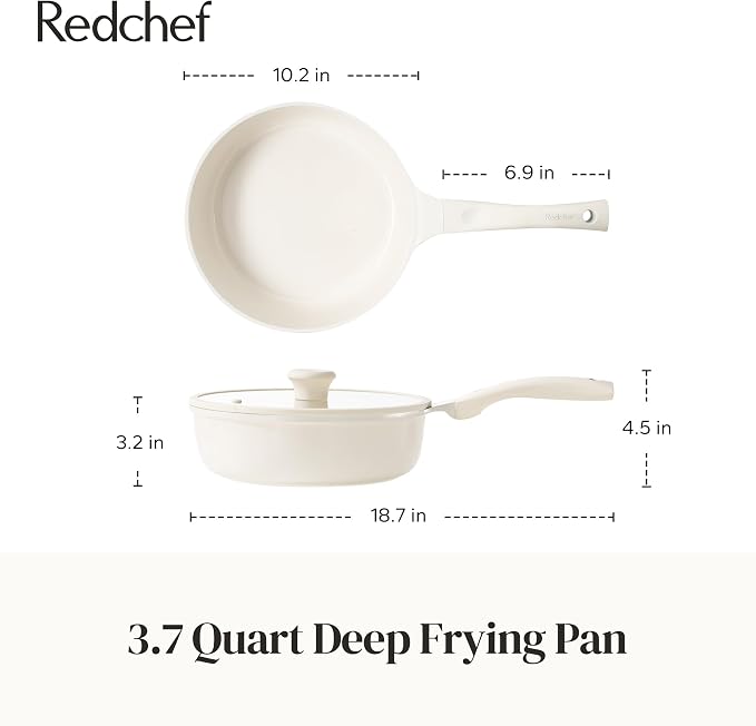 Redchef Nonstick Deep Frying Pan - Image 9