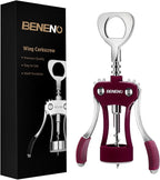 Beneno Wine Opener, Zinc Alloy Premium Wing Corkscrew by Beneno