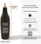 HOMCDALY Ceramic Olive Oil Dispenser - Image 3