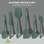 NileHome Silicone Spatula Set, 6 Pieces Food Grade Kitchen Utensils - Image 7
