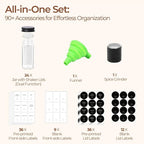 ComSaf 15Pcs 4oz Glass Spice Jars - Image 3