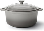 6 Quart Dutch Oven Pot with Lid, Non Stick Enameled Cast Iron Dutch Oven by Fijinhom