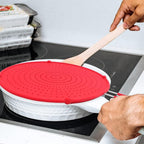 ABOOFAN 1pc Splatter Screen for 10-12'' Frying Pan, Silicone Splatter Guard - Image 5
