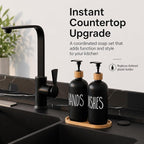 Glass Soap Dispenser for Kitchen Sink and Bathroom - Image 4