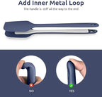 14in Extra Large Silicone Spatula: U-Taste 600ºF Heat Resistant Flexible - Image 8