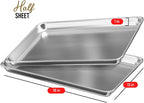 Eatex Aluminum Baking Sheet Set, 12 Pack Cookie Sheet Set, 18” x 13” Steel - Image 2