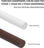 4-Rod Turn Box, Ceramic Sharpener Rod from Kitchen Sharpening Tool, Portable - Image 3
