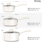 MICHELANGELO Nonstick Saucepan - Image 7