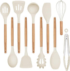 Silicone 10 Pcs Kitchen Cooking Utensils Set, Recycled Materials Certification by Unknown