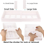 SWOMMOLY Expandable Food Storage Container Lid Organizer, Includes 8 Adjustable - Image 5