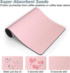 Rnivvi Coffee Mat, Hide Stain Rubber Backed Absorbent Dish Drying Pad - Image 3