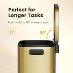 ELPHECO Kitchen Trash Can with Lid Soft Close, 13 Gallon / 50L Stainless Steel - Image 7