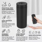Dish Soap Dish Dispenser, 240ml Silicone Squeeze Washing Up Liquid and Hand - Image 5
