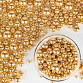 Edible Gold Pearl Sprinkles for Cake Decorating,Hallowen Sprinkle Sugar Mix by Sugarzy