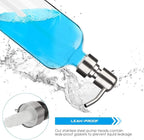 ARKTEK Refillable Soap Dispenser - 17 Oz Clear Glass Bottle - Image 3