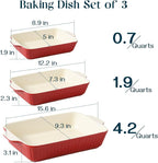 DOWAN Casserole Dishes for Oven, 135 oz Capacity - Image 2