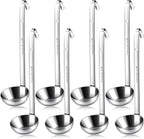 8 PCS Stainless Steel Ladle Soup Handle Ladle by LiveNaturallyLiveBarafat