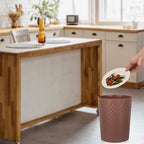 UUJOLY Plastic Trash Can Wastebasket, Garbage Container Basket - Image 5